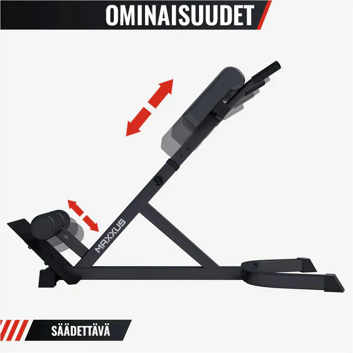 Säädettävä selkäpenkki dippikahvoilla 150kg - Image 5