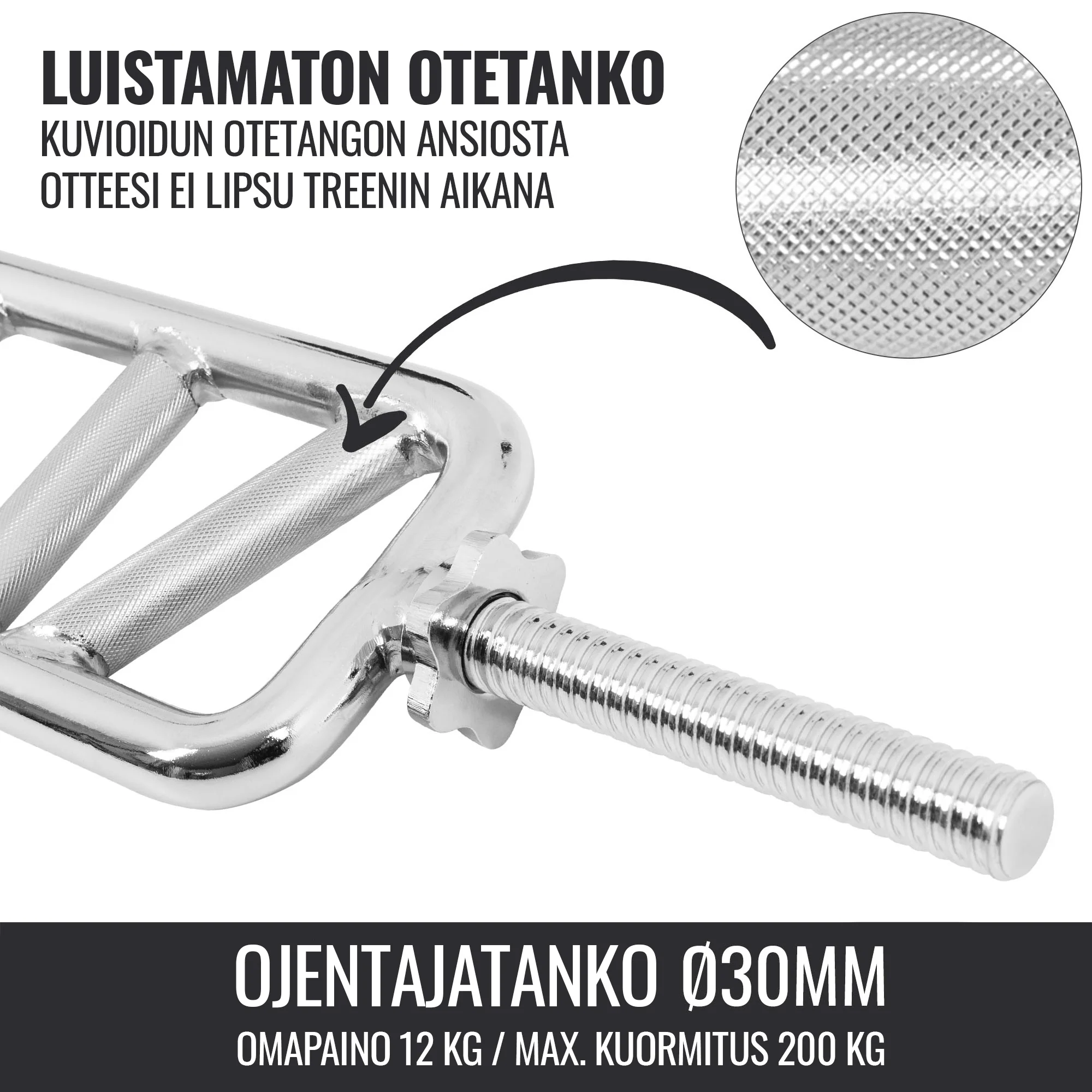 Ojentajatanko viisto-otteella kierrelukoilla - Image 10