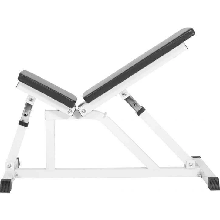 Säädettävä vinopenkki max 200 kg, valkoinen - Image 10