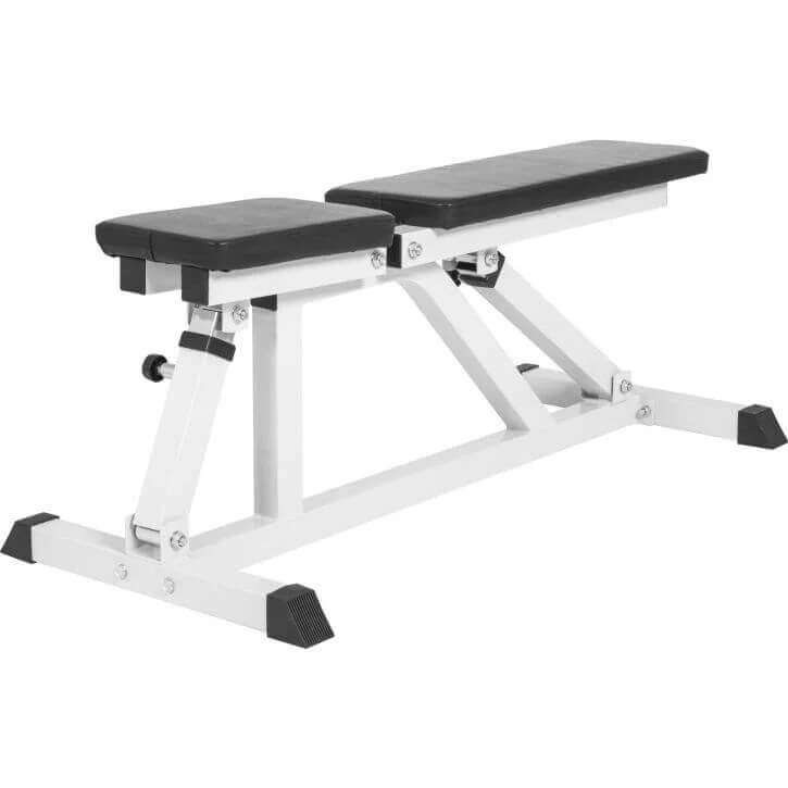 Säädettävä vinopenkki max 200 kg, valkoinen - Image 11