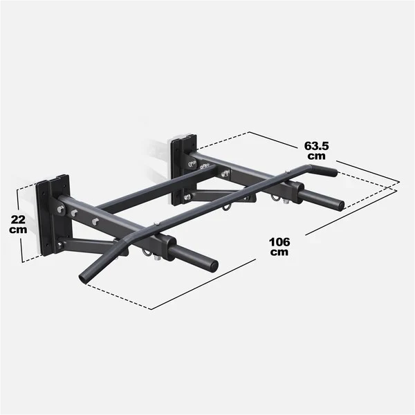 Taitettava 4-in-1 leuanvetotanko seinään - Image 6